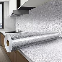 ROLLO DE PAPEL DE ALUMINIO ADHESIVO PARA COCINA 60CMX3M LISO/ corrugado